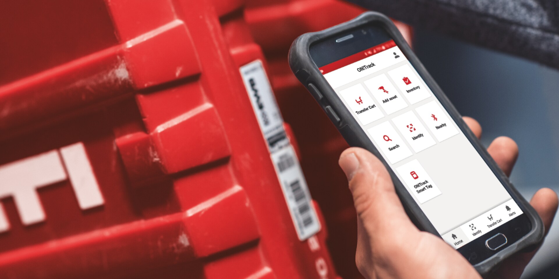 Hilti ON!TRACK 3 Uygulaması sorunsuz el aleti hizmetlerini parmaklarınızın ucuna getiriyor