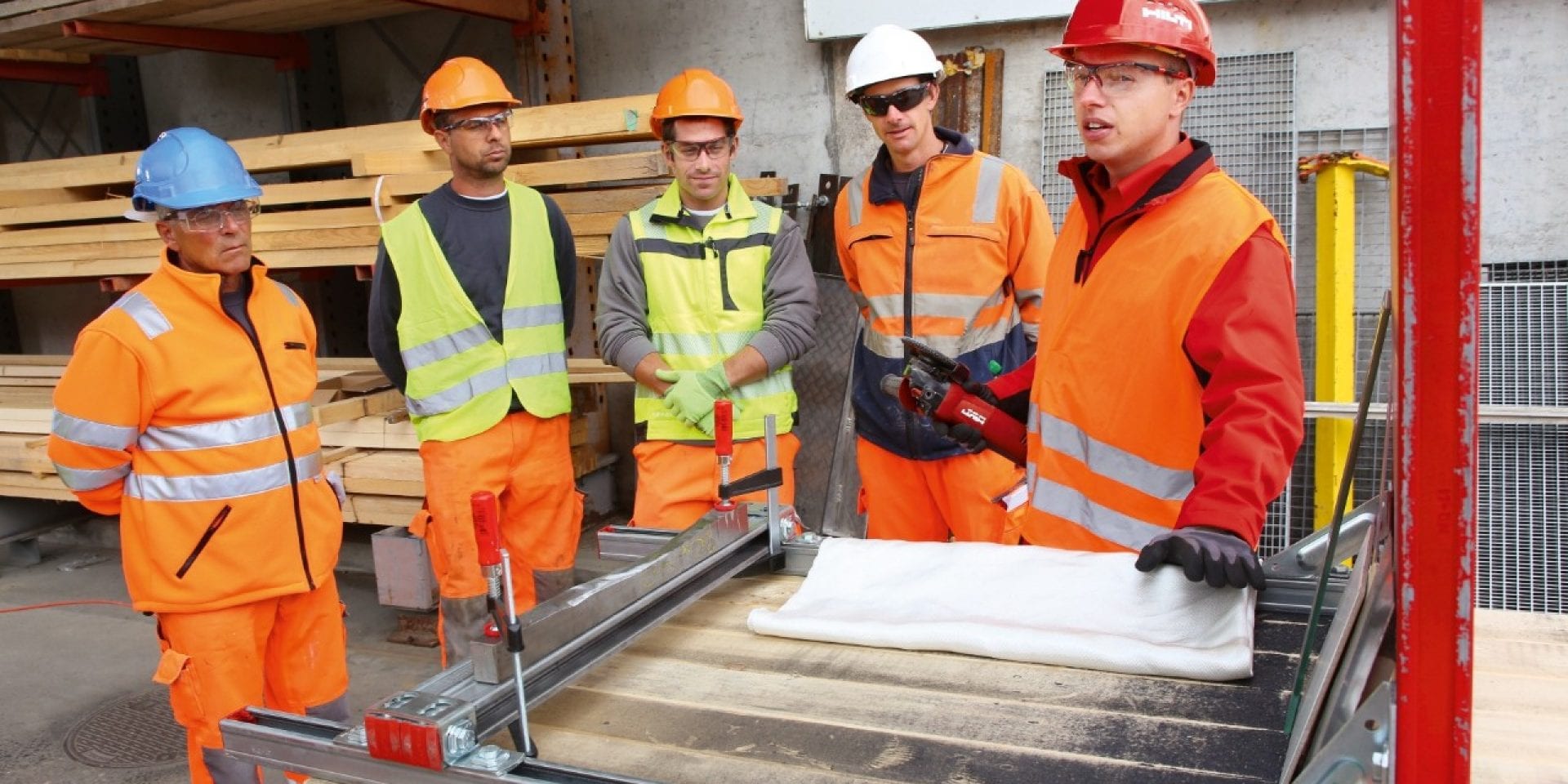 Hilti angle grinder safety training