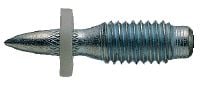 X-EM8H P12 Dişli saplamalar Çelikte barutlu çivi çakma tabancalarıyla kullanılan, karbon çeliği dişli saplama (12 mm pul)