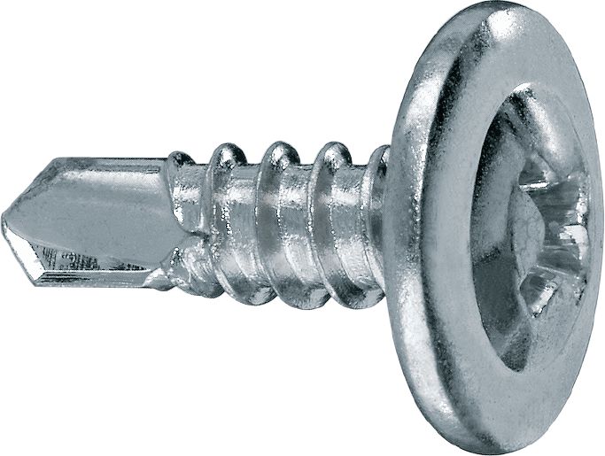 S-DD 03 Z 02 Matkap uçlu çerçeveleme vidaları Saplamayı raya sabitlemek için düz başlı (çinko kaplı) iç mekan metal çerçeveleme vidası
