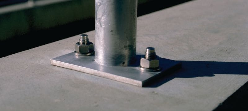 HSA-F HDG Takoz dübeli Çatlaksız betonda günlük statik yükler için yüksek performanslı takoz dübeli (sıcak daldırma galvaniz) Uygulamalar 1