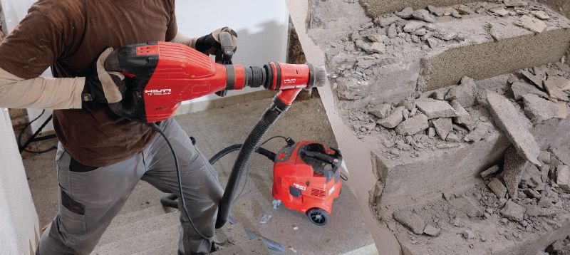 TE 700-AVR Betonda ve tuğlada ağır yük taraklama işleri için, Aktif Titreşim Azaltma (AVR) sistemli, güçlü SDS Max (TE-Y) duvar kırma makinesi Uygulamalar 1