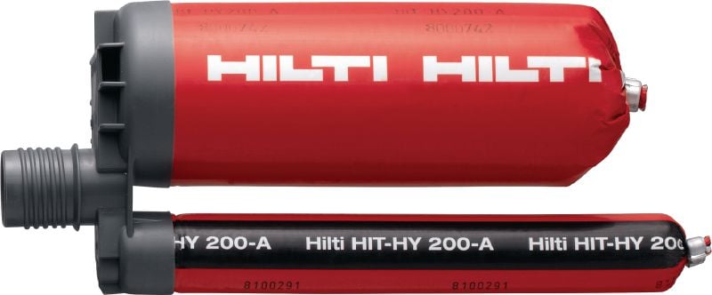 HIT-HY 200-A Kimyasal dübel Ağır ankrajlama ve filiz ekimi bağlantıları için üstün performanslı hibrit kimyasal dübel