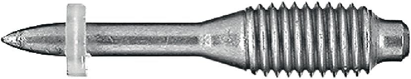 X-M10 P10 Dişli saplamalar Betonda barutlu çivi çakma tabancalarıyla kullanılan, karbon çeliği dişli saplama (10 mm pul)