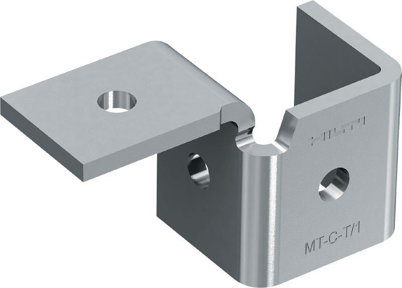 MT-C-T/1 Çapraz konektör Destek kanalı yapılarının montajı için kanatlı bağlantı elemanı