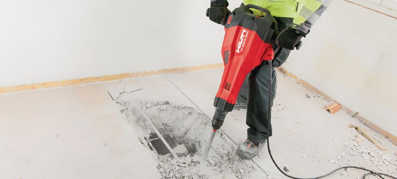 TE-SPX SM Ağır beton kırma işleri için üstün kalitede TE-S sivri uçlu murç (dalgalı çokgen) Uygulamalar 1