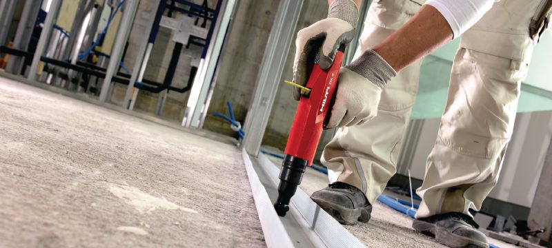 X-P P8 Çok amaçlı çiviler Barutlu çivi çakma tabancaları kullanarak betona ve diğer ana malzemelere tespit için üstün performanslı tekli çivi Uygulamalar 1