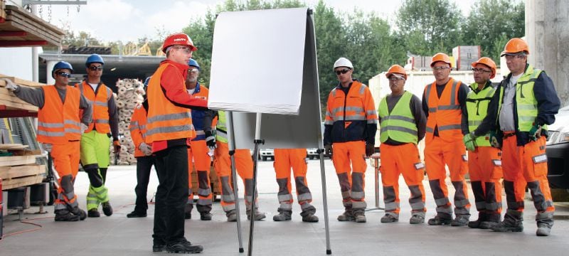 SM sektörü Tesisatçılar için ankraj eğitimi Uygulamalar 1