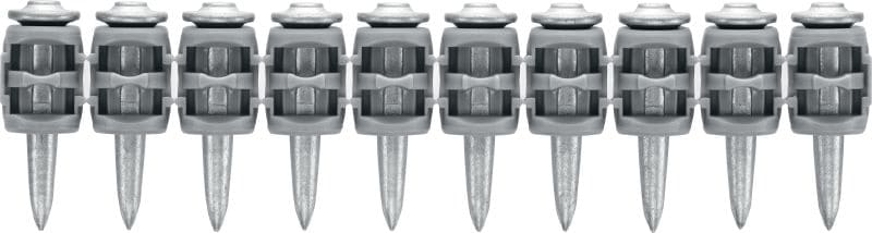 X-P B3 MX Beton çivileri (şeritli) Beton için yüksek performanslı şeritli çivi, BX 3 akülü çivi çakma tabancası için