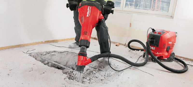 TE-SPX SM Ağır beton kırma işleri için üstün kalitede TE-S sivri uçlu murç (dalgalı çokgen) Uygulamalar 1