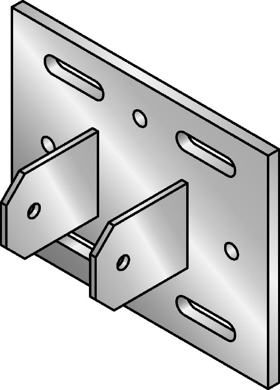 MIC MAH Konektör MI ana kirişlerin açılı olarak çelik kirişlere tespiti için sıcak daldırma galvanize (HDG) çok açılı konektör