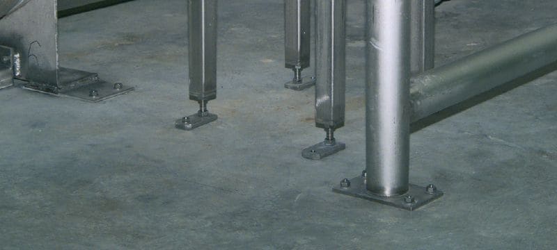 HSA-R Paslanmaz çelik takoz dübeli Çatlaksız betonda günlük statik yükler için yüksek performanslı takoz dübeli (A4 paslanmaz çelik) Uygulamalar 1