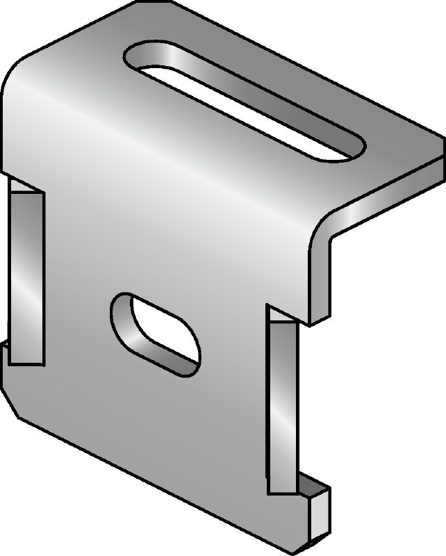 MIC-UB Konektör U cıvataların MI ana kirişlere tespiti için sıcak daldırma galvanize (HDG) konektör