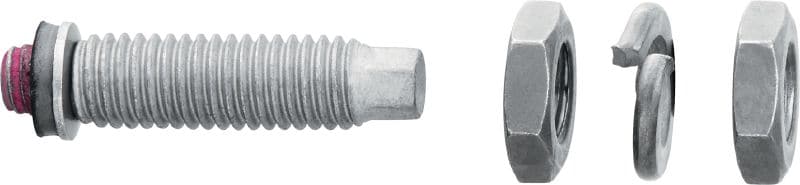 S-BT-EF elektrik konektörü Orta düzeyde korozif ortamlarda çelikte elektrik bağlantıları için dişli saplama (Karbonlu çelik, Metrik diş)