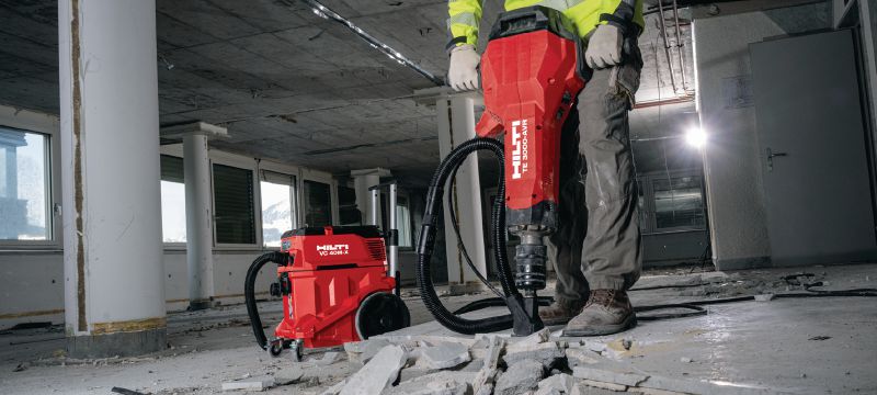 TE 3000-AVR Ağır yük tipi elektrikli kırıcı Ağır yük tipi beton kırma, asfalt kesme, hafriyat ve topraklama çubuğu çakma işleri için olağan üstü güçlü kırıcı Uygulamalar 1