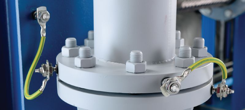 S-BT-EF elektrik konektörü Orta düzeyde korozif ortamlarda çelikte elektrik bağlantıları için dişli saplama (Karbonlu çelik, Metrik diş) Uygulamalar 1