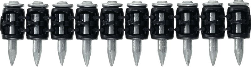 X-C B3 MX Beton çivileri (şeritli) Beton ve diğer ana malzemelerde BX 3 şarjlı çivi çakma tabancasıyla kullanılan standart şeritli çivi