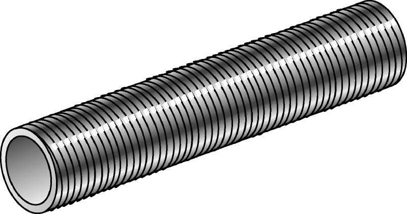 GR-G Dişli borular Çeşitli uygulamalarda aksesuar olarak kullanılan 4,6 kalitesinde çelikle birlikte kullanılan galvaniz dişli boru