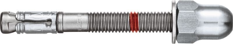 HST4 DN Takoz dübeli Çatlaklı betonda yüksek statik ve sismik yük taşıma için ürettiğimiz en yüksek performanslı takoz çektirmeli metal dübel (karbon çelik, yuvarlak somunlu)