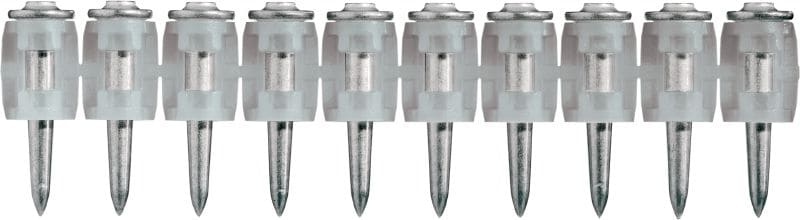X-GHP MX Beton çivileri (şeritli) Beton ve diğer ana malzemelerde GX 120 gazlı çivi çakma tabancasıyla kullanılan yüksek kalitede şeritli çivi