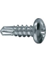 S-DD 08 Z 02 metal çerçeve vidası Saplamayı raya sabitlemek için oval başlı (çinko kaplı) iç mekan metal çerçeveleme vidası