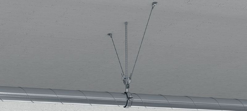 MW-C tavan klipsi MW tel halat askı sistemlerinin her türlü dikey, yatay veya eğimli yüzeye tespiti için çok fonksiyonlu lup kelepçe Uygulamalar 1