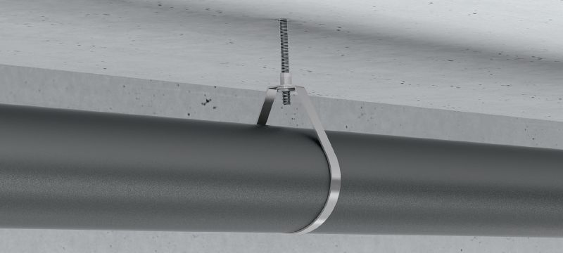 LH Sprinkler Döngüsü Askısı Yangın sprinkleri uygulamaları için FM ve UL onaylı galvanizli sprinkler hattı askısı Uygulamalar 1