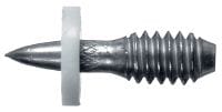X-EM6H P12 Dişli saplamalar Çelikte barutlu çivi çakma tabancalarıyla kullanılan, karbon çeliği dişli saplama (12 mm pul)