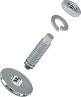 S-BT-EF HC elektrik konektörü Orta düzeyde korozif ortamlarda çelikte elektrik bağlantıları için dişli saplama (Karbonlu Çelik, Metrik diş). Bağlı kablo için önerilen maksimum çapraz kesit: 120 mm²