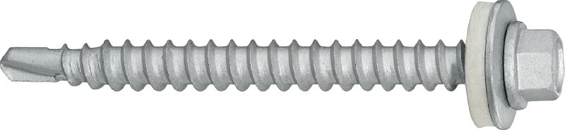 S-MDW51Z Matkap uçlu metal vidaları Çelik ve alüminyumu ahşaba sabitlemek için rondelalı matkap uçlu vida (çinkolu karbon çelik)