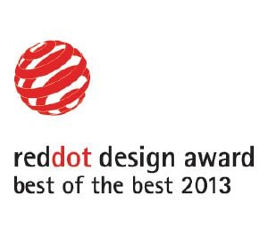                Bu ürün, "Best of the Best" Red Dot tasarım ödülünü almıştır.            