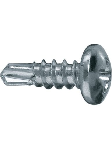 S-DD 08 Z 02 metal çerçeve vidası Saplamayı raya sabitlemek için oval başlı (çinko kaplı) iç mekan metal çerçeveleme vidası